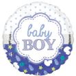 Picture of 18 inch Baby Boy Scallop Foil Balloon