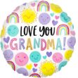 Picture of 18 inch Love You Grandma Foil Balloon