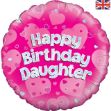 Picture of 18 inch Happy Birthday Daughter Foil Balloon