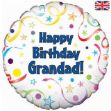 Picture of 18 inch Happy Birthday Grandad Foil Balloon