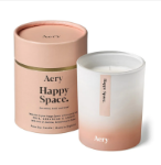 Picture of Happy space scented candle - Rose geranium and amber 